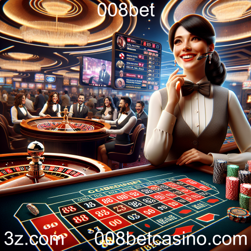 Experiência Imersiva no Cassino Ao Vivo da 008bet